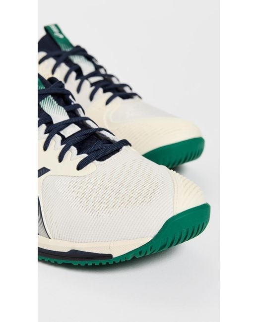 Asics White Solution Speed Ff 3 Tennis Sneakers for men