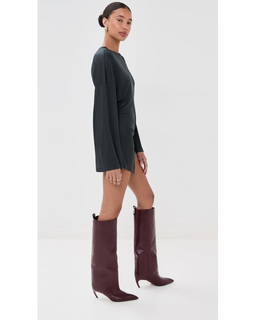 the attico long sleeve mini dress THE ATTICO - Long Sleeve Mini Dress