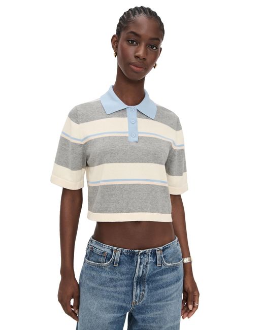 Le Bos Multicolor Short Sleeve Striped Polo