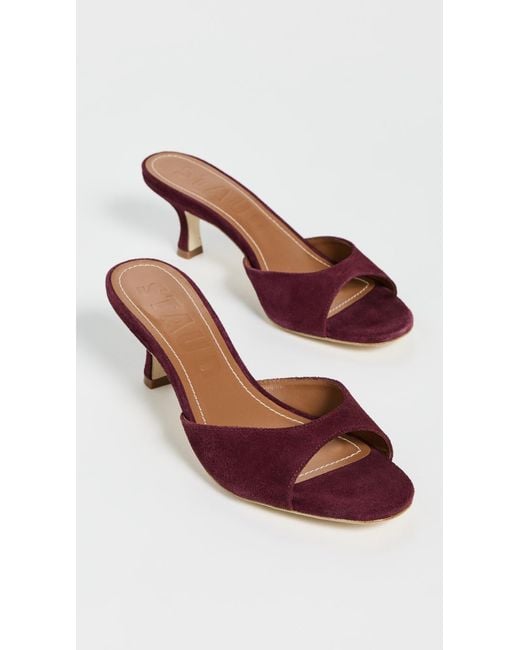 Staud Brown Brigitte Mules
