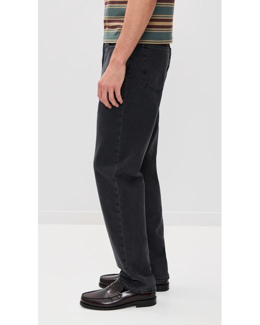 Paul Smith Black Relaxed Taper Fit Jeans for men