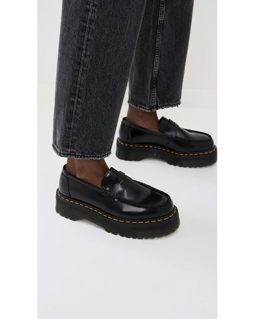 Dr. Martens Penton Quad Loafers in Black | Lyst