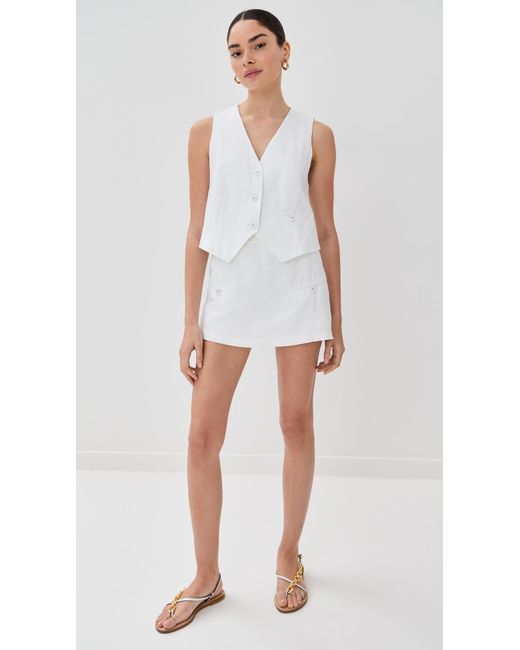 Le Bos White Simone Skort