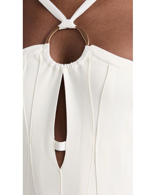 Cult Gaia Naida Knit Coverup in White Lyst