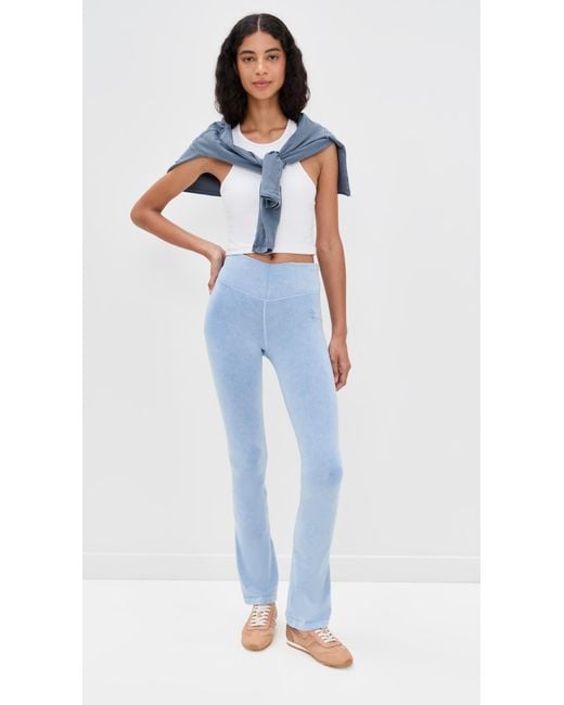 Fp Movement Blue Go To Smooth Flare Leggings