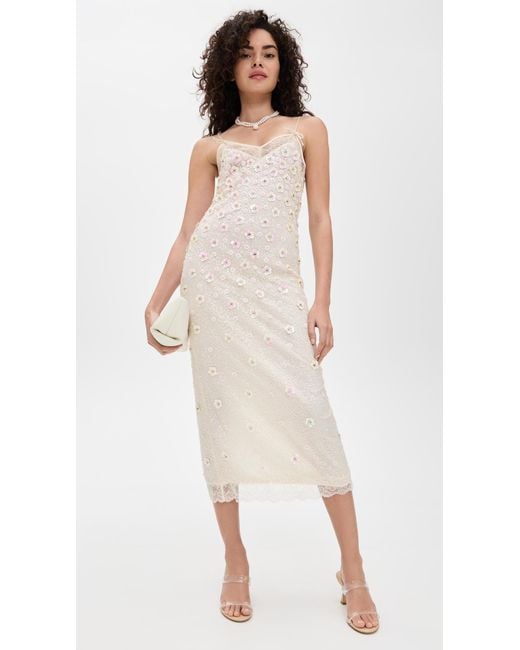 LoveShackFancy Natural Mirrian Dress