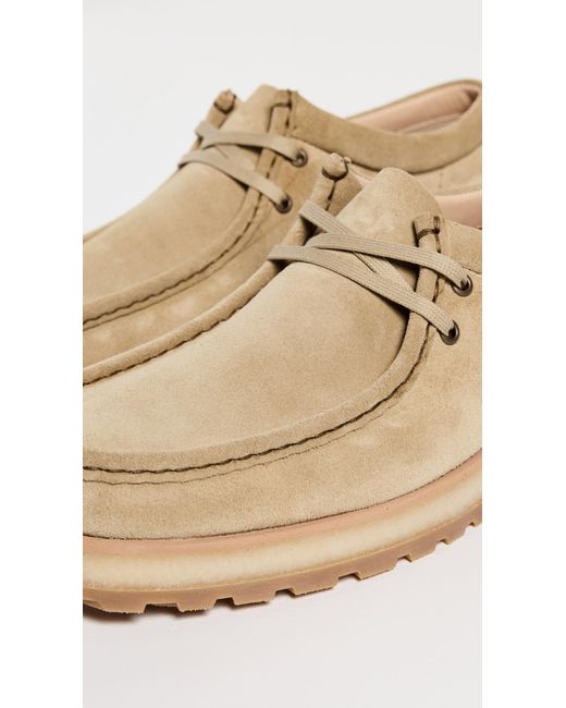 Clarks White Wallabee Scout Lo Shoes for men