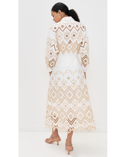 Alexis White Portello Dress