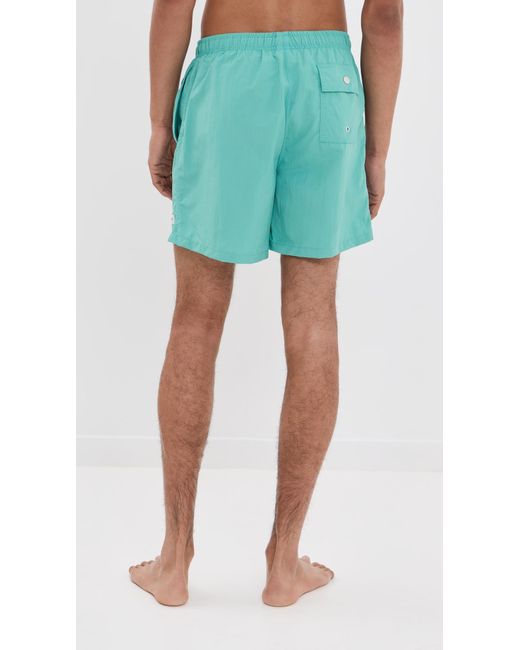 Bather Blue Solid Swim Trunks 5 for men