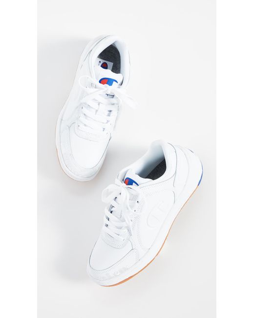 Champion Super C Court Low Mono Sneakers in White | Lyst Canada