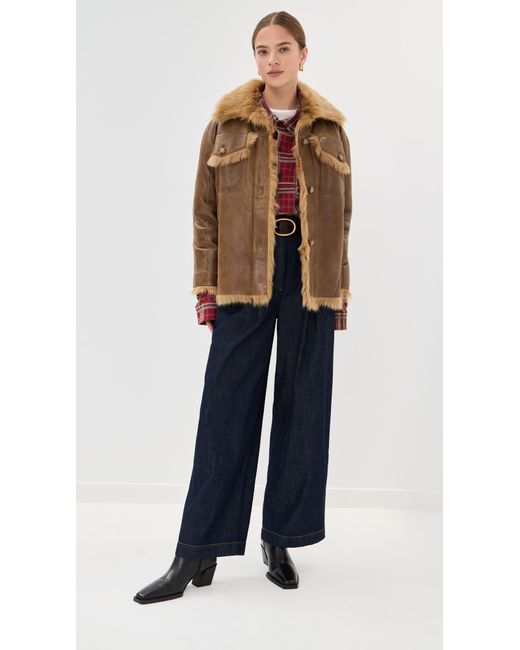 Twp Brown Aspen Bomber Jacket