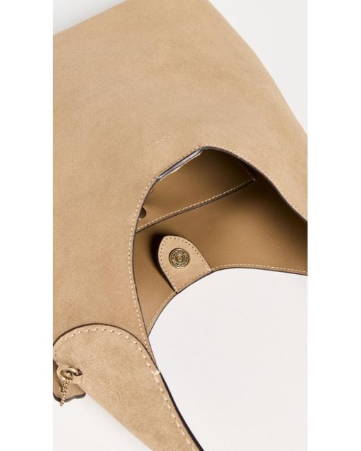 COACH Natural Suede Brooklyn Shoulder Bag 28