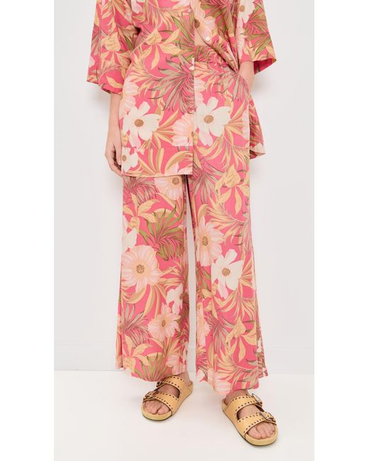 Z Supply Pink Dante Barra Tropic Pants