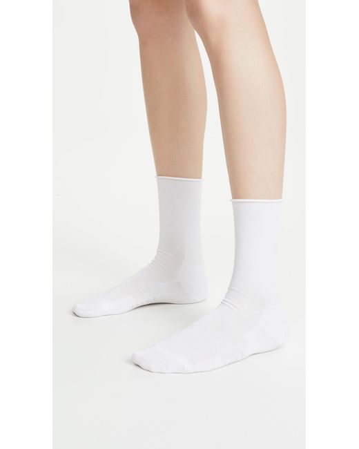 Falke White Active Breeze Roll Top Socks