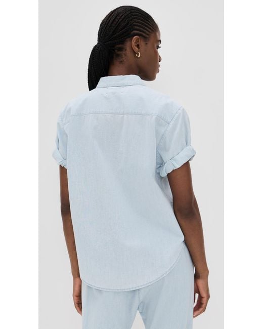 Xirena Blue Channing Shirt
