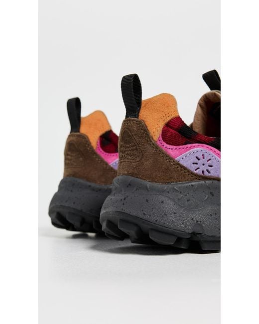 Flower Mountain Gray Yamano 3 Teddy Sneakers