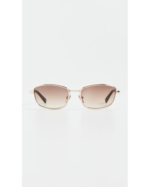 Quay Black Text Me Sunglasses
