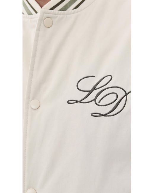 Les Deux Natural Tech Varsity Jacket for men
