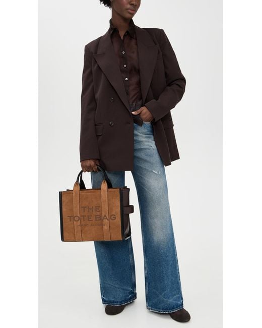 Marc Jacobs Brown The Suede Medium Tote Bag
