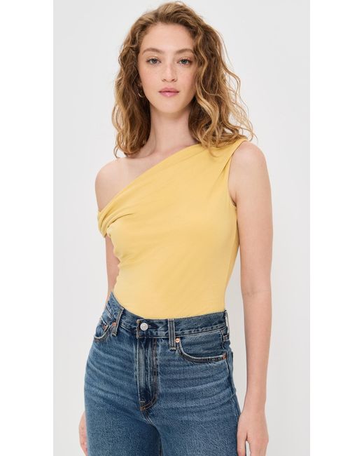 Reformation Blue Cello Knit Top