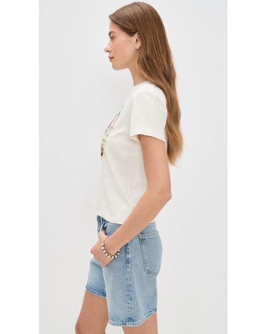 Re/done White Classic Tee Drinks
