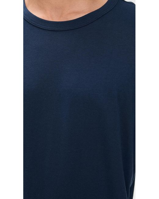 Marine Layer Blue Signature Crew Tee for men