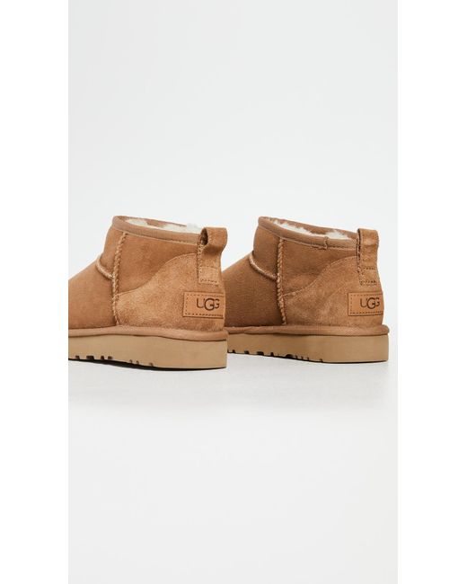 Ugg White Classic Ultra Mini Boot