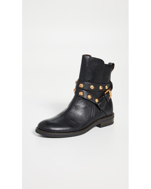 See By Chloé Black Janis Flat Boots