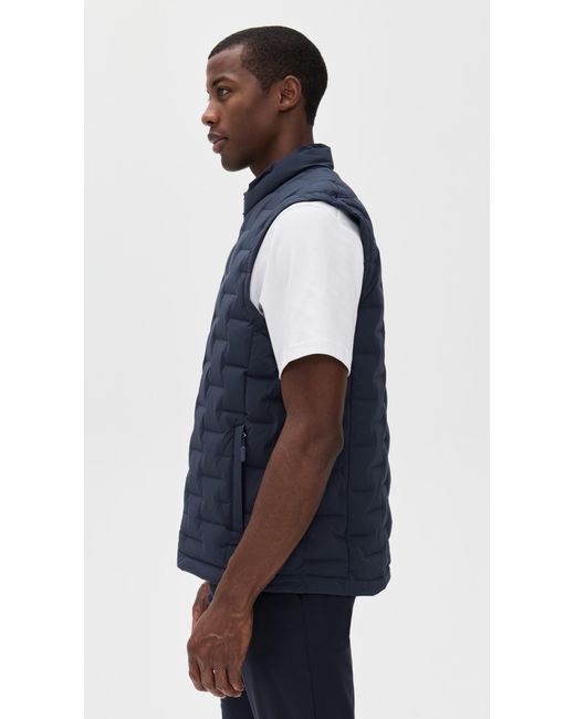 Rhone Blue Voyage Down Vest for men