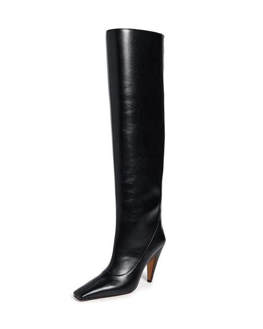 Stella McCartney Black Spur Brushed Alter Mat Boots