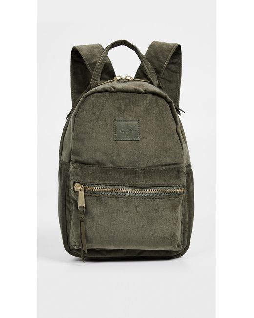 Herschel Supply Co. Green Nova Mini Corduroy Backpack