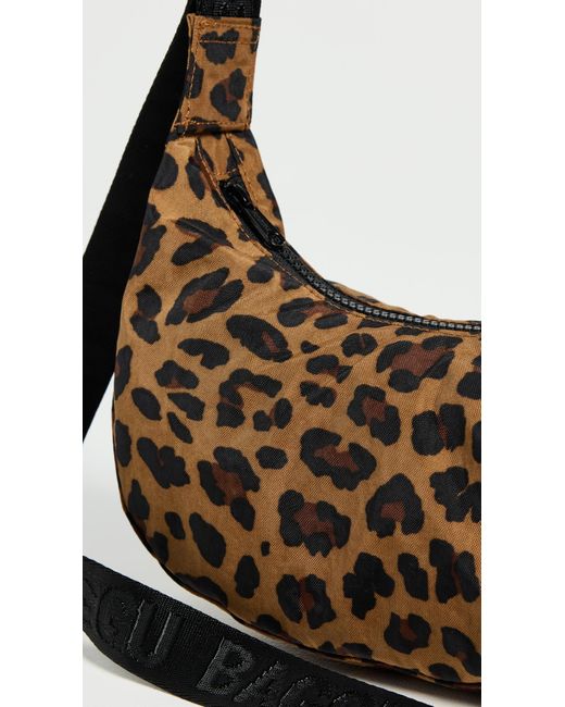 Baggu Black Small Nylon Crescent Bag