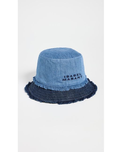 Isabel Marant Blue Bergen Bucket Hat
