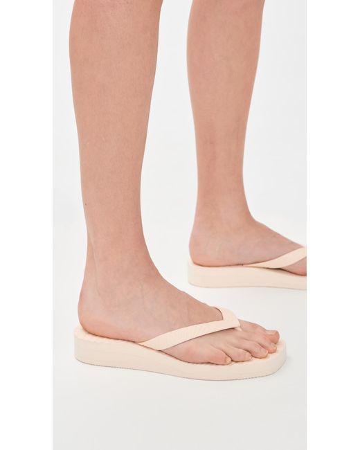 Sleeper Multicolor Platform Flip Flops