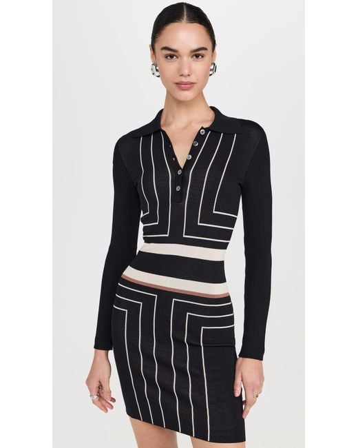 Solid & Striped Black The Debra Dress