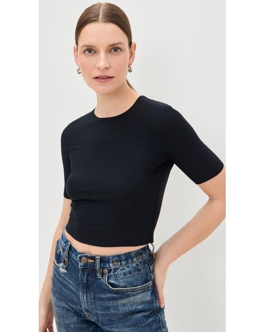 Commando Black Butter Cropped Tee