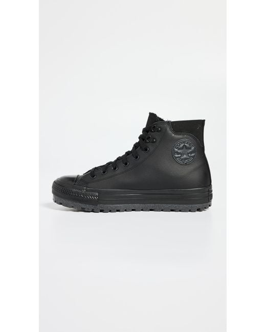 Converse Black Chuck Taylor All Star City Trek Sneakers 8 for men