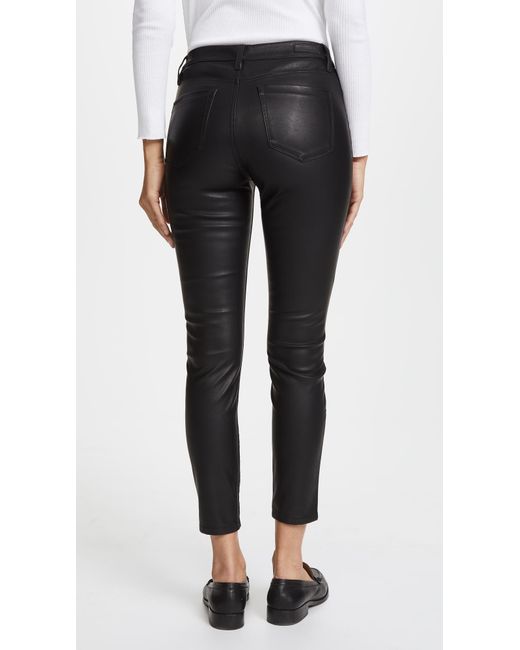 blank vegan leather pants