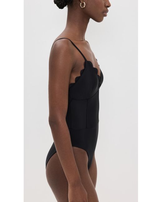 Ramy Brook Black Mikayla One Piece