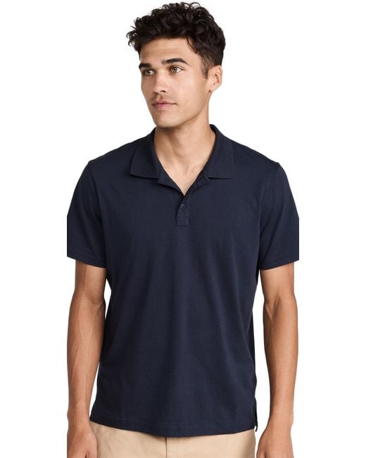 ATM Blue Classic Jersey Polo for men