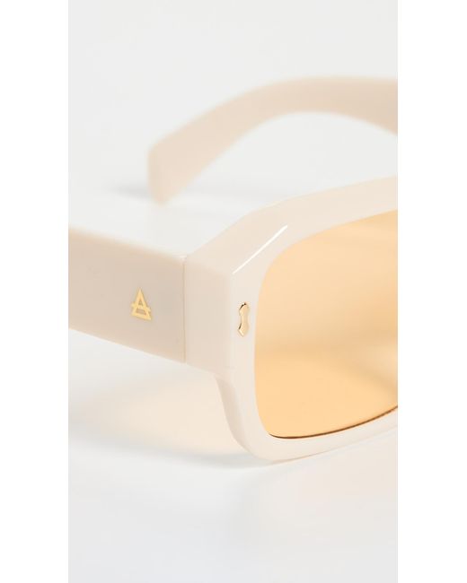 Aire White Pluto Sunglasses