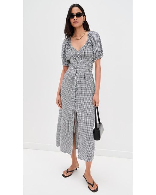Joe's Jeans The Monet Maxi Dress in Gray | Lyst