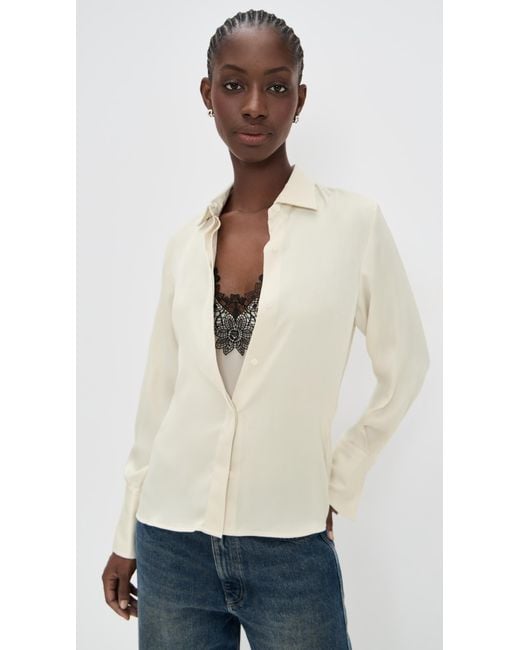 Rag & Bone Natural Venus Combo Cami Blouse