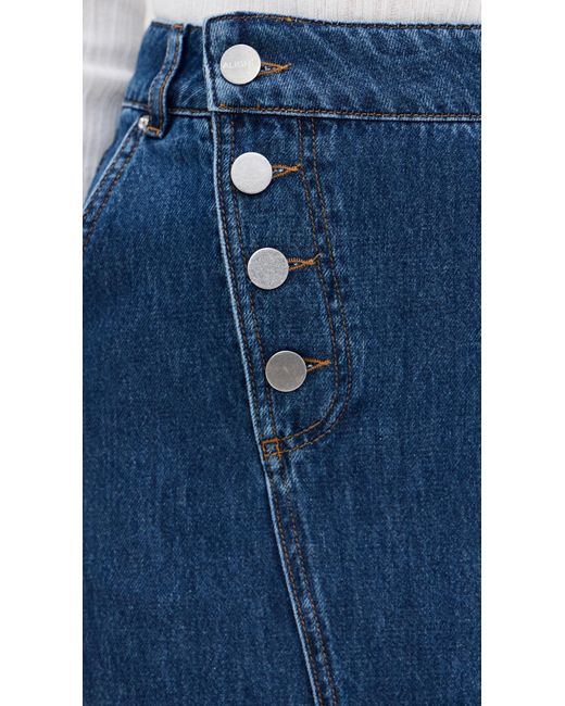 ALIGNE Blue Asher Denim Skirt