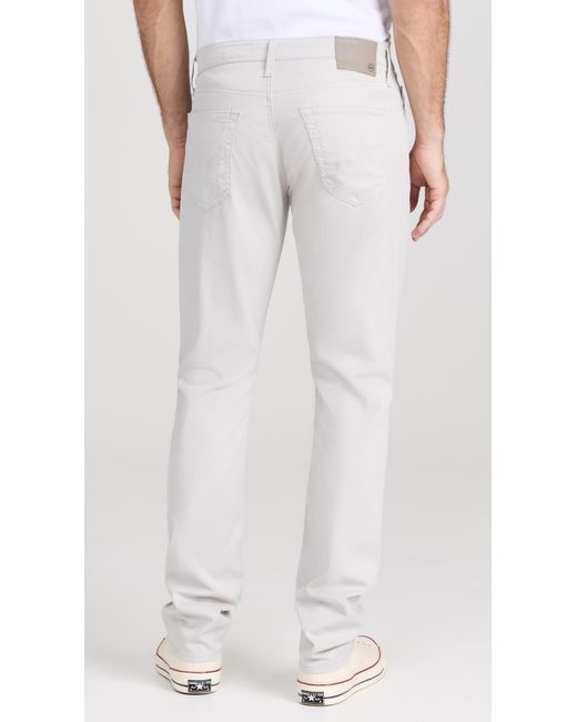 AG Jeans White Graduate Pants for men