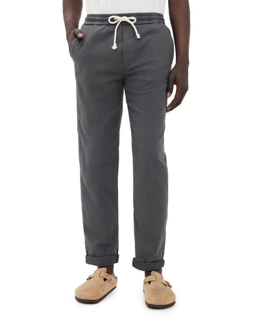 Marine Layer Black Saturday Stretch Beach Pants for men