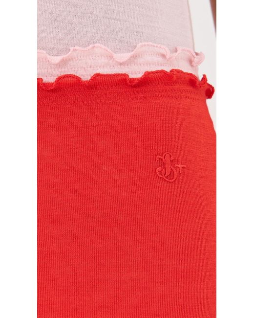 Jil Sander Double Layered Skirt