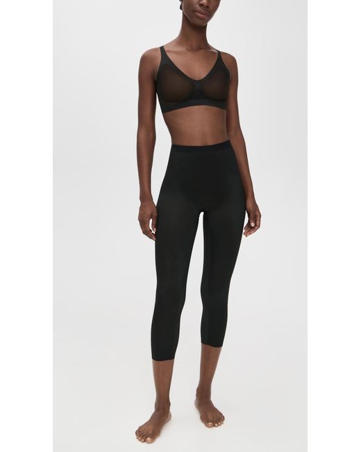 Spanx Black Capri Tights