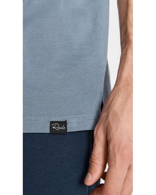 Rails Blue Johnny Pocket Tee for men