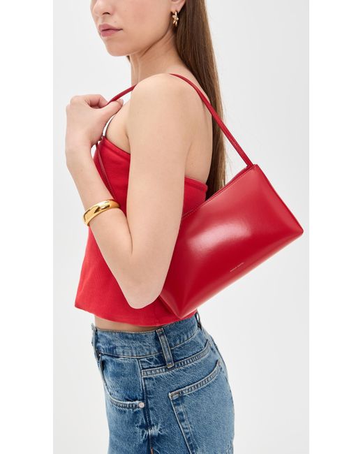 Mansur Gavriel Red Gaia Shoulder Bag